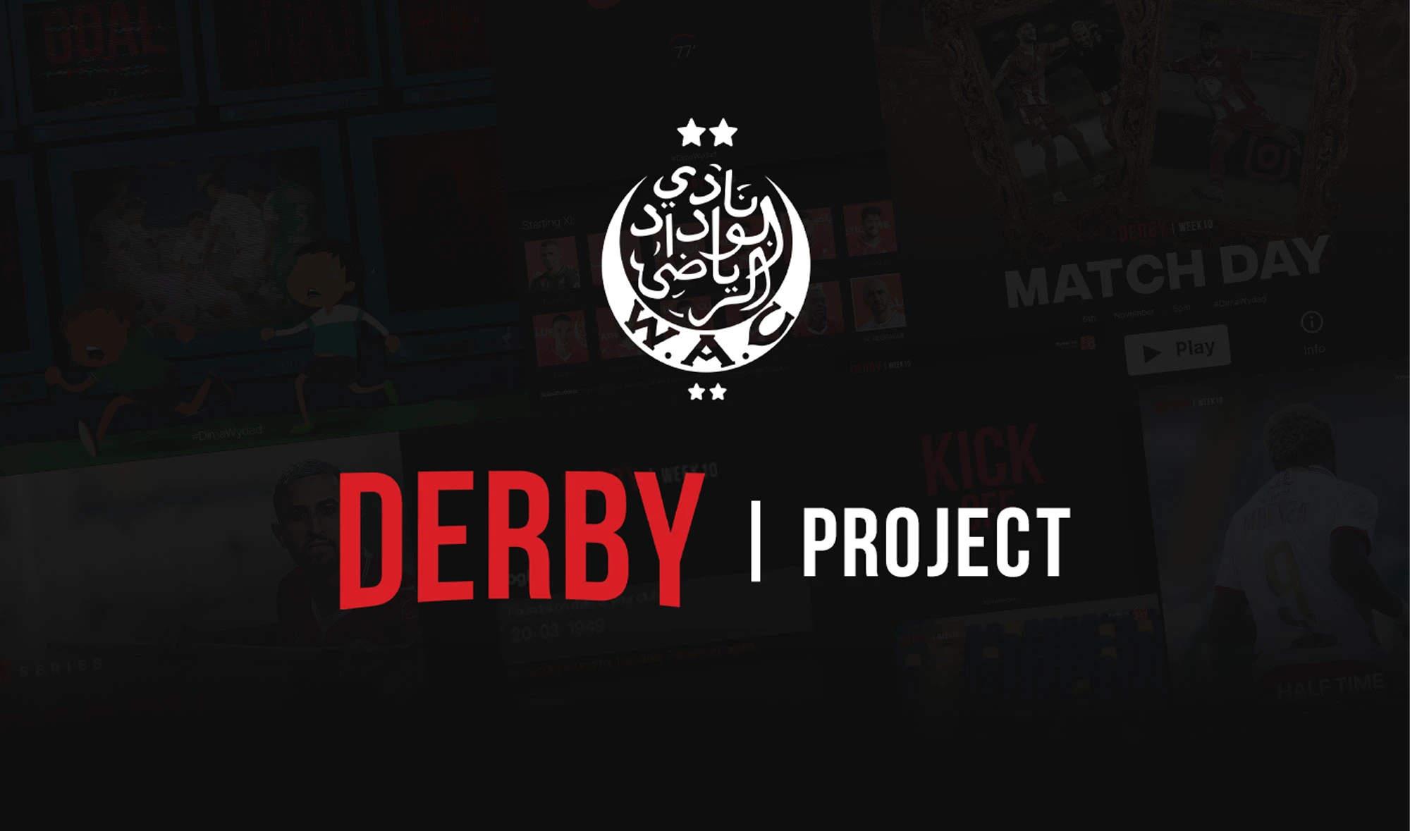 Wydad Athletic Club — Matchday graphic system